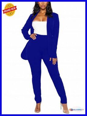 2 Piece Suit Set Blazer Pants Business Formal Office Work